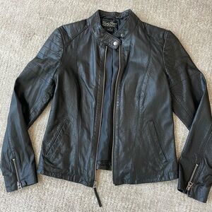 Lucky Goat Leather Moto Jacket